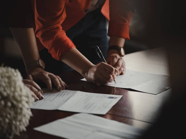 person signing a Power Of Attorney document